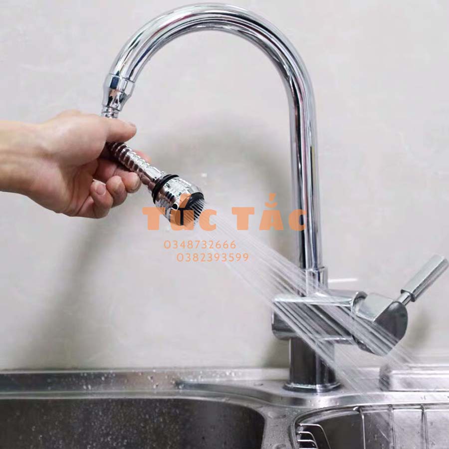 đầu vòi rửa bát tăng áp inox cho bồn rửa- Chợ Túc Tắc - bán cả thế giới