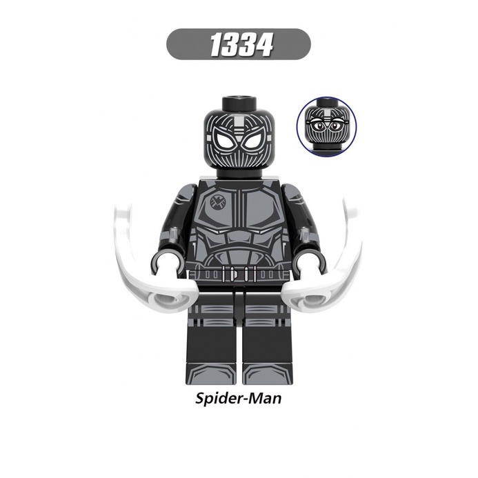 Mô Hình Đồ Chơi Lắp Ráp Lego Nhân Vật Người Nhện Marvel nano Thu Nhỏ