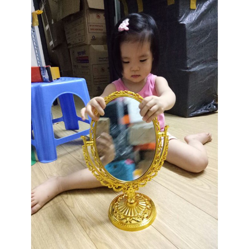 GƯƠNG SOI CÔNG CHÚA 360 ĐỘ SỬ DỤNG 2 MẶT