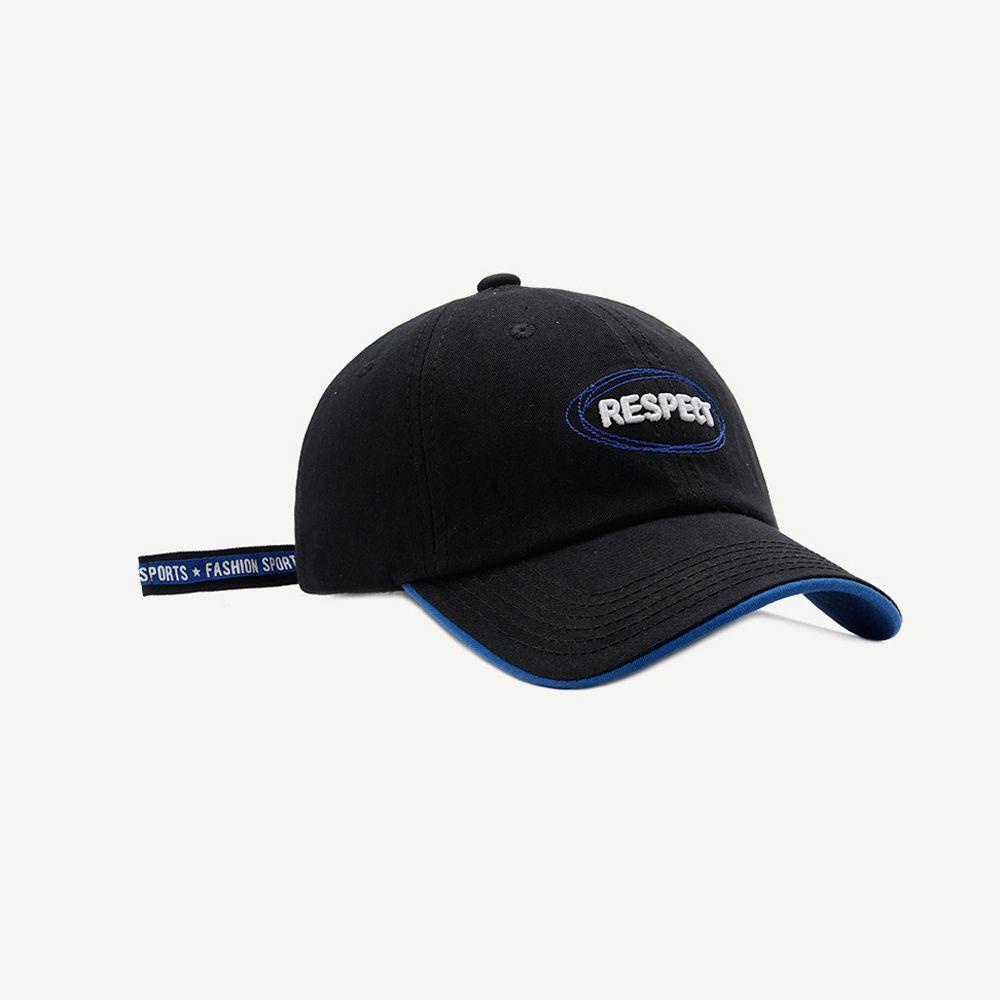 Mũ Lưỡi Trai Màu Sắc Đơn Giản Thêu Chữ WMES15H Phong Cách Nhật Bản Thời Trang Cho Nữ