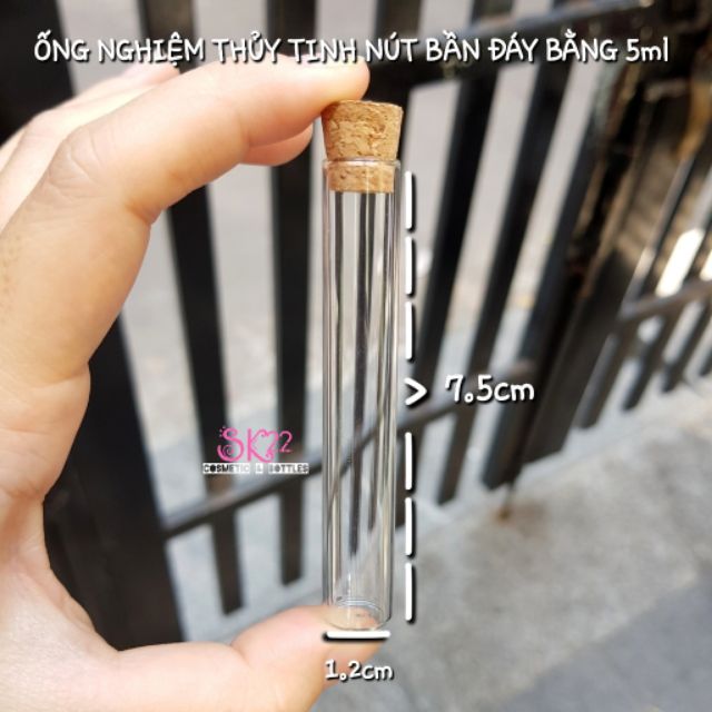 Nhiều size🌼ỐNG NGHIỆM THỦY TINH NÚT BẦN ĐÁY BẰNG🌼 | BigBuy360 - bigbuy360.vn