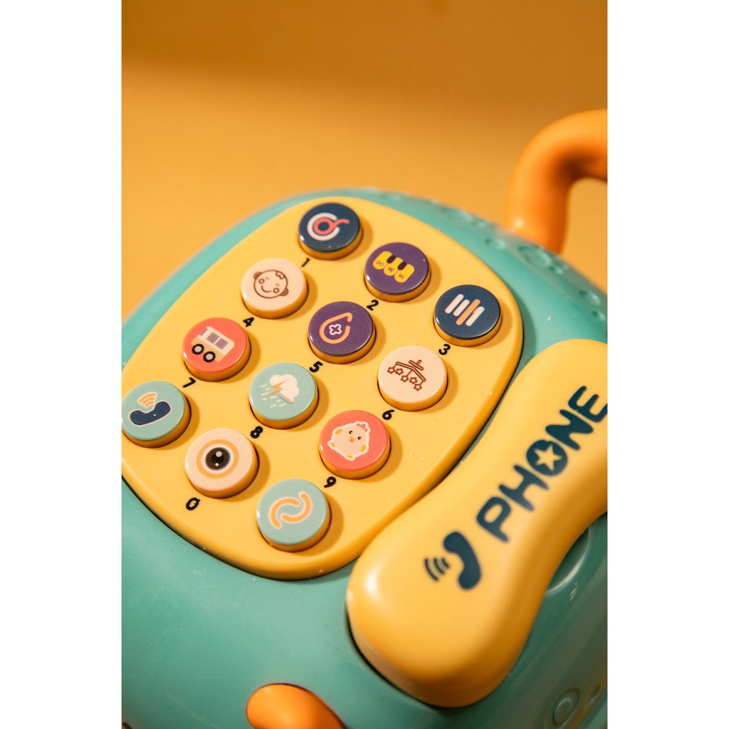 Điện thoại đồ chơi cho bé, đồ chơi phát nhạc cho trẻ từ 0-3 tuổi - giáo dục sớm [Mã FASHION10K hoàn 10K xu đơn 0Đ]
