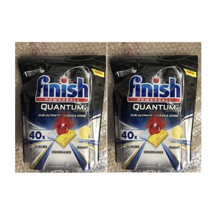 Viên rửa chén bát cao cấp Finish Quantum Max - Ultimate 80v
