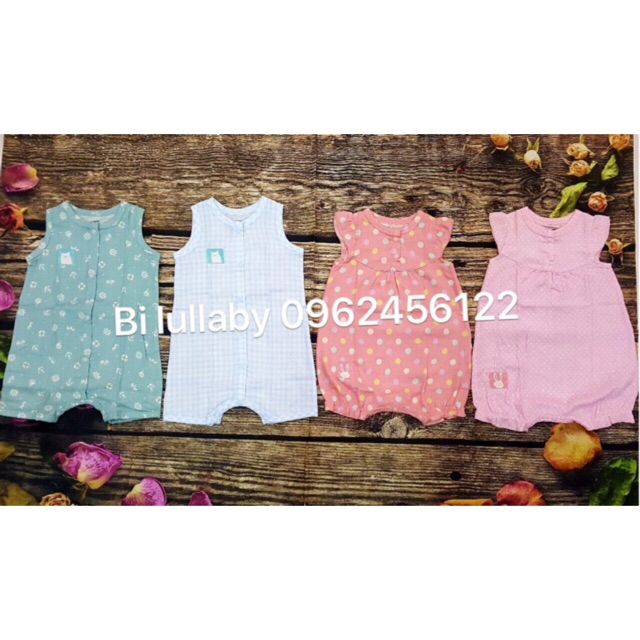 Lullaby Romper bé trai bé gái