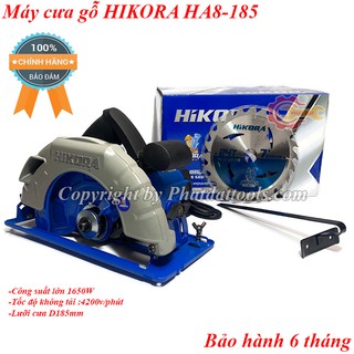 Máy cưa gỗ HIKORA HA8-185-công suất lớn 1650W- Bảo hành 6 tháng