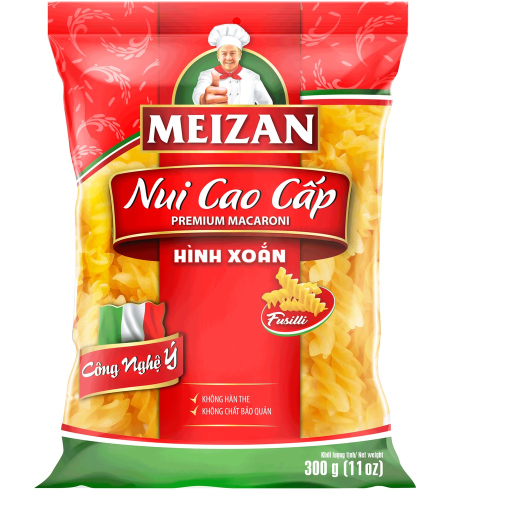 Nui Cao Cấp Meizan - Hình xoắn 300g