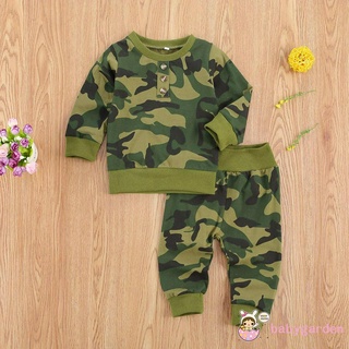 Set Đồ Bộ Dài Tay Họa Tiết Rằn Ri Dành Cho Các Bé 0-3 Tuổi