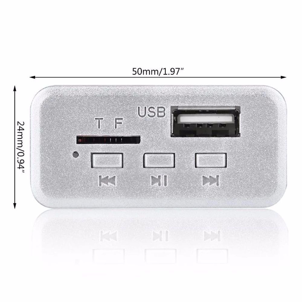 Bảng Mạch Giải Mã Âm Thanh Mp3 Mini Bluetooth 5.0 Aux 5v 12v Hỗ Trợ Usb / Tf Radio Không Dây Nhiều Màu Chất Lượng Cao Cho Xe Hơi