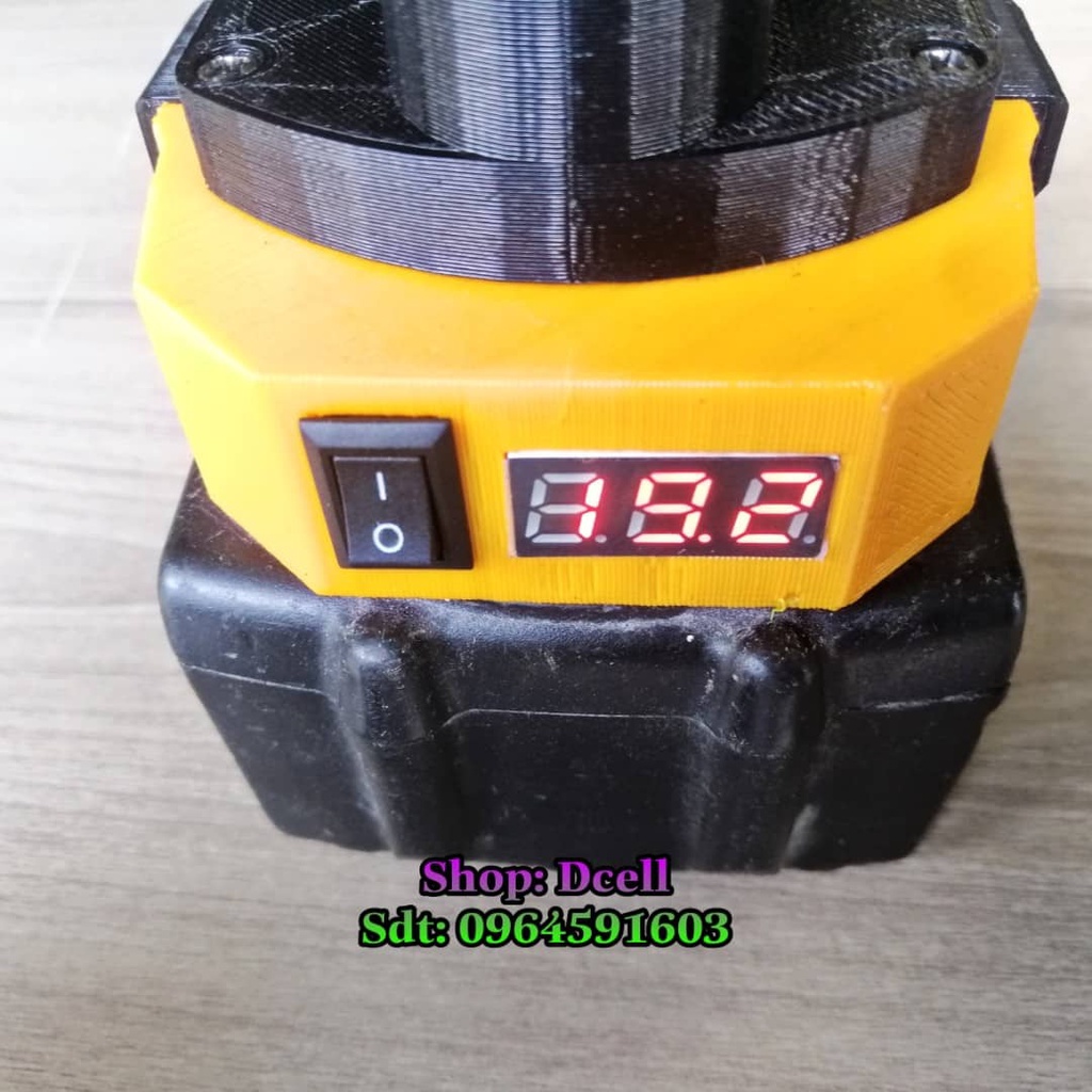 Đế Chuyển Pin Makita 18v Cho Máy Ryobi In 3D Siêu Bền, Thay Thế Pin Ryobi Chính Hãng
