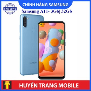 Điện thoại Samsung Galaxy A11- 3GB- 32GB- Hàng chính hãng- Nguyên Seal- Bảo hành 12 tháng