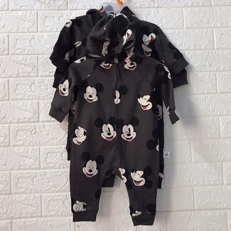 Body Hơ mơ mickey liền nón xuất dư cho bé