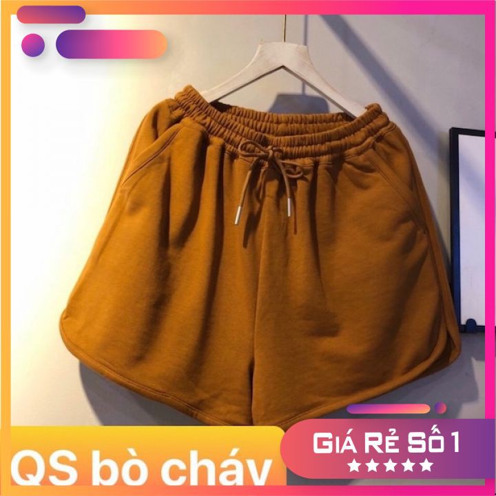 Quần short, quần đùi nữ vải thun da cá cạp cao dây rút, freesize 40-57kg rất đẹp và thoải mái | BigBuy360 - bigbuy360.vn