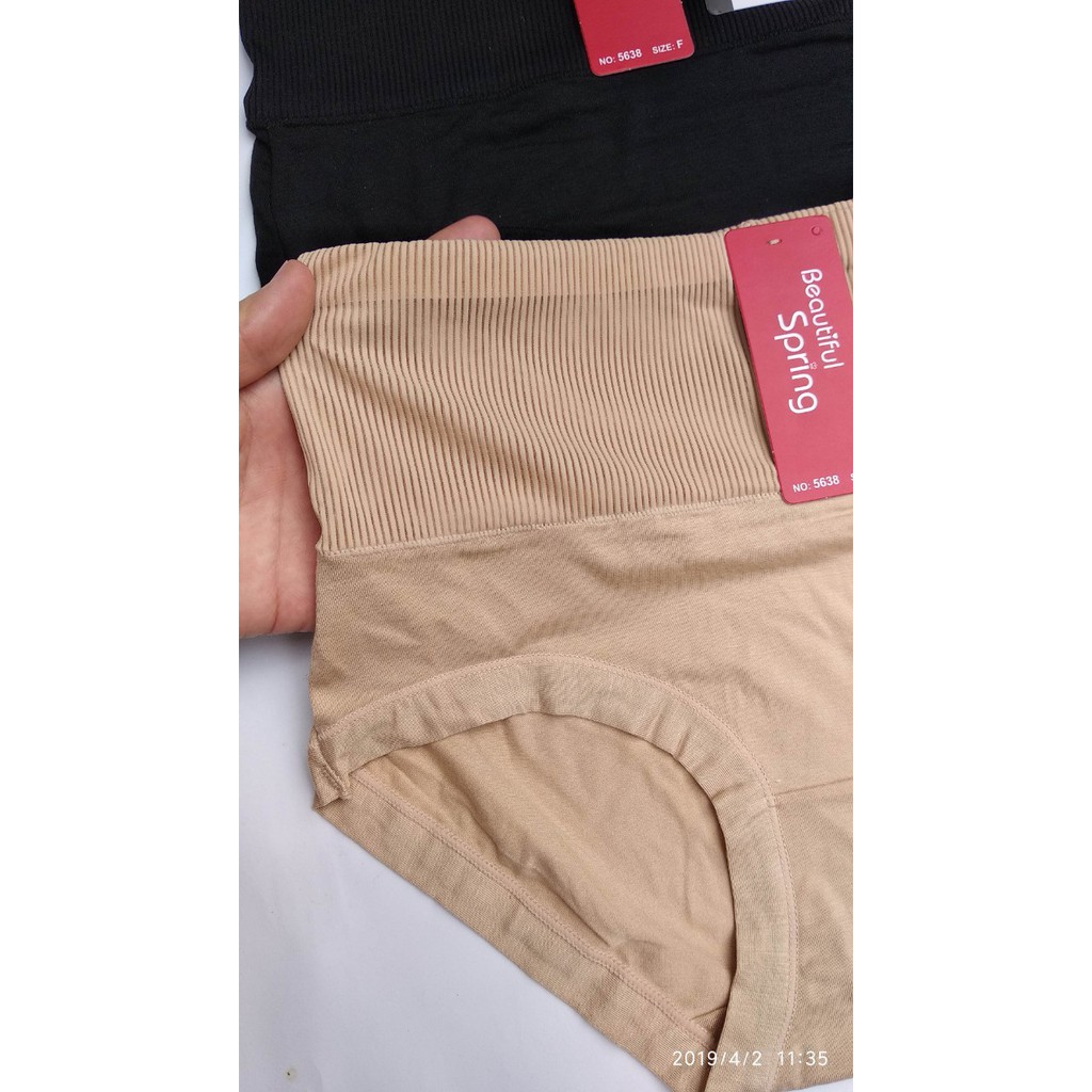 Quần lót gen nịt bụng cạp cao, quần lót cotton nữ thoáng mát mã 5638