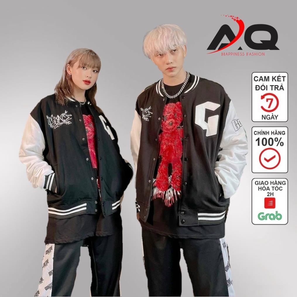 Áo Bomber Bóng Chày❤️  Áo khoác Dù chống nắng Nam nữ Unisex cực chât thời trang hot hiện nay cho giới trẻ- AQ S !