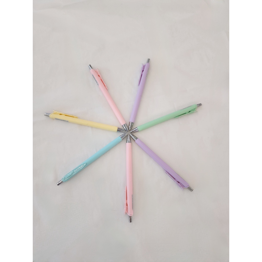 Bút gel B Thiên Long  Pazto GEL-B015 nét 0.5mm, với thân màu Pastel tươi sáng - (Vỉ 5 cây - mực xanh)