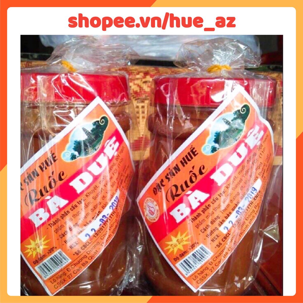 Combo 2 hủ Ruốc Bà Duệ (400g x 2) - Đặc sản Huế