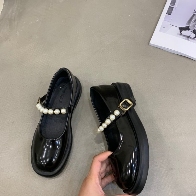 [ Mã 66CBSALE giảm 30K đơn 200K] Giày Búp Bê Nữ Đính Ngọc Trai Mô Phỏng Xinh Xắn | BigBuy360 - bigbuy360.vn