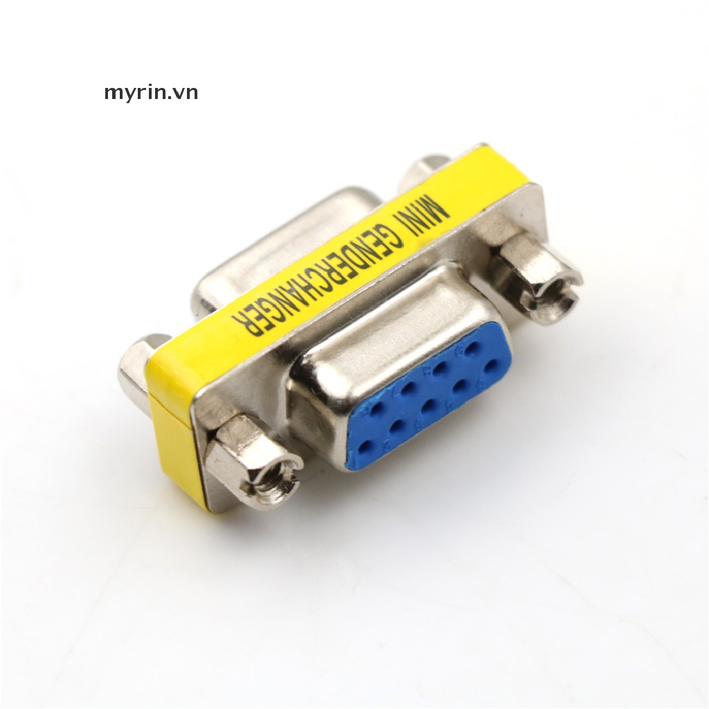 Đầu Nối Chuyển Đổi RS-232 DB9 9 Pin Female Sang Female F / F IF Chuyên Dụng