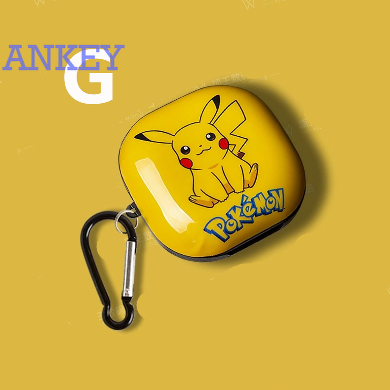Case for Samsung Galaxy Buds2 / Buds Pro / Buds Live Vỏ hộp tai nghe không dây từ tpu silicon chống sốc in hoạt hình có móc cho