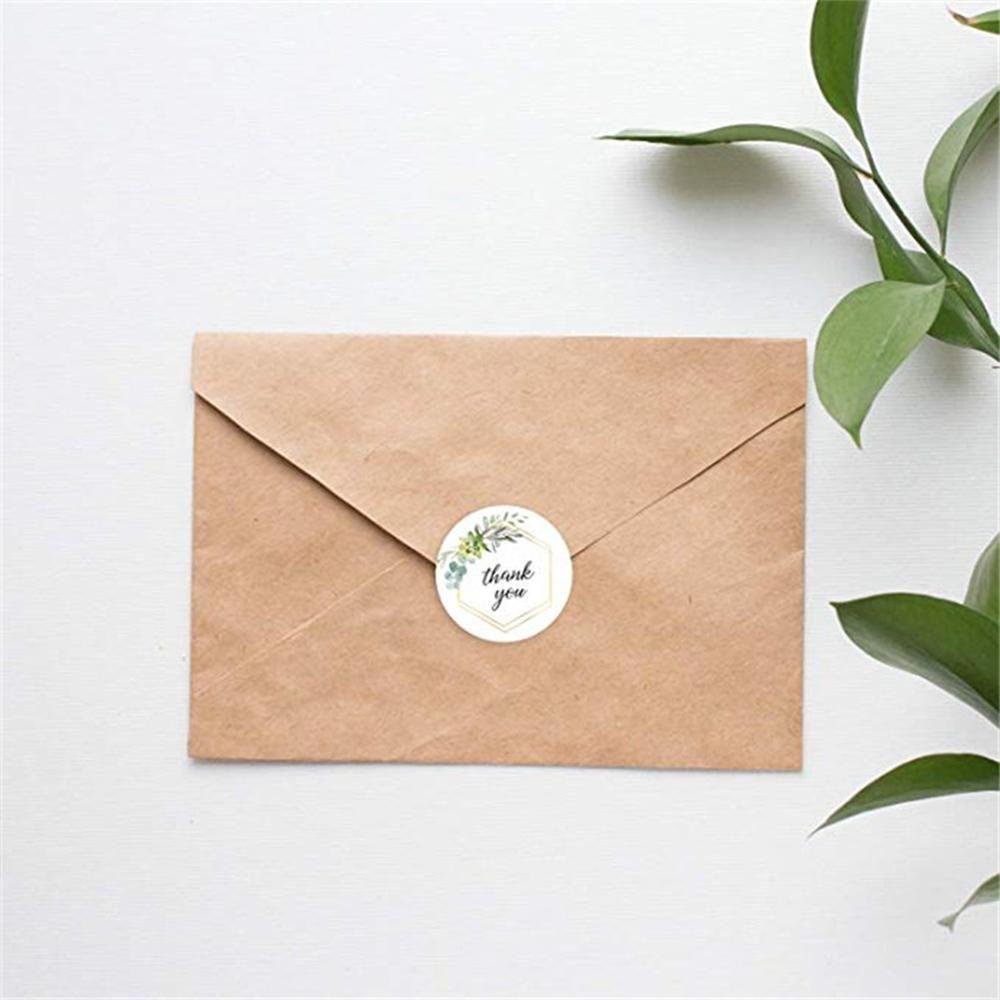 LAKAMIER Cuộn 500 Hình Dán Chữ Thank You Dùng Để Trang Trí Tiệc Cưới