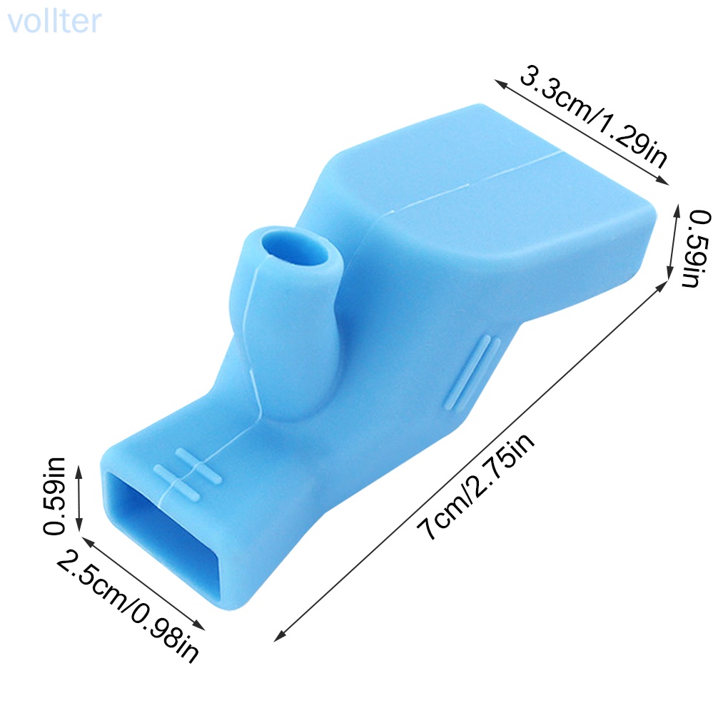 Đầu Nối Dài Vòi Nước Bằng Silicone Màu Xanh Dương Cho Bé