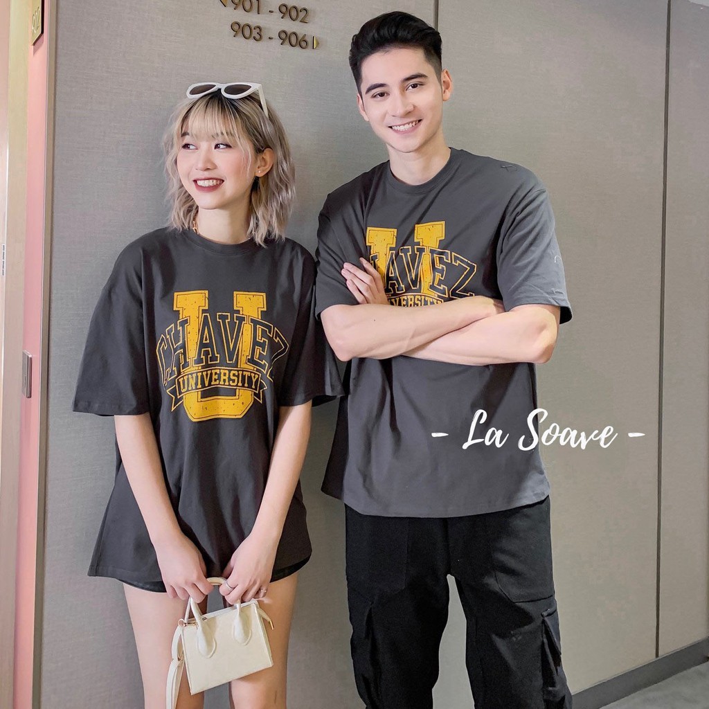 Áo thun xám nam nữ Unisex in chữ đẹp dáng Ulzzang form rộng dành cho các cặp đôi, nhóm - tình yêu nồng cháy