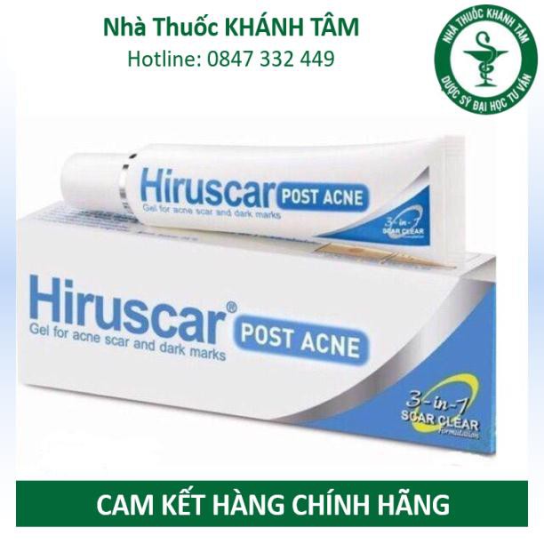 ! Gel làm mờ sẹo mụn và thâm mụn Hiruscar Post Acne [Hirusca, post acnes] ! !