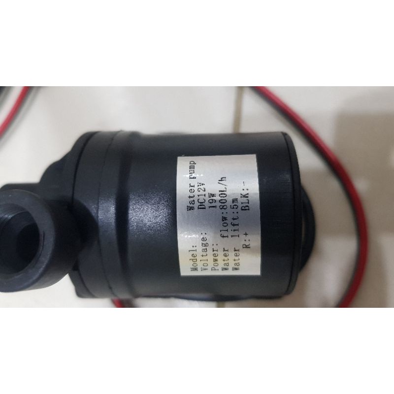 Bơm mini 12v 19w 800l/h ( tuỳ chọn adapter có điều chỉnh)