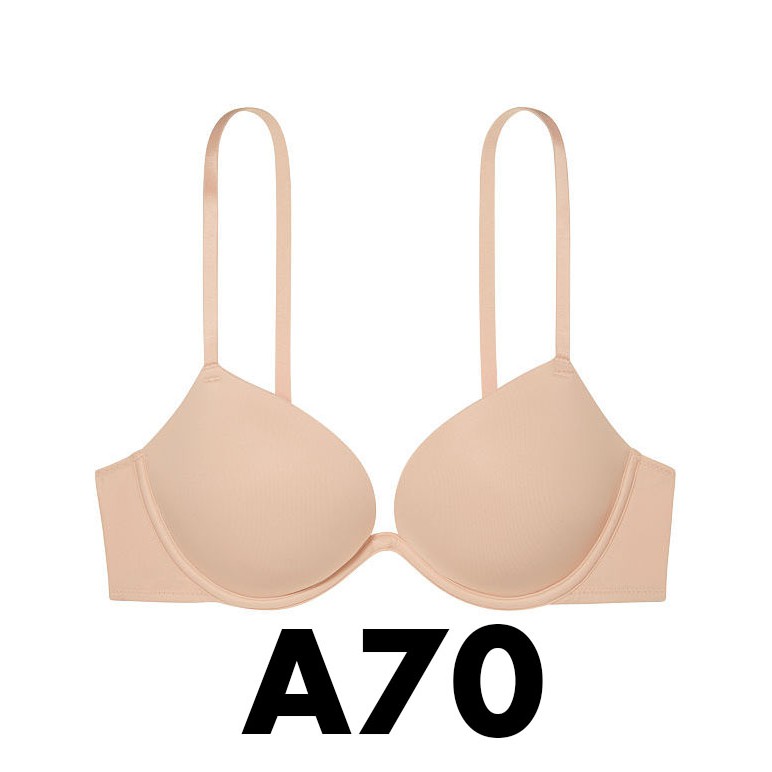 32A/A70 - Áo VS Super Push-up, màu nude , nâng nhiều - Super Nude, Pink Victoria's Secret