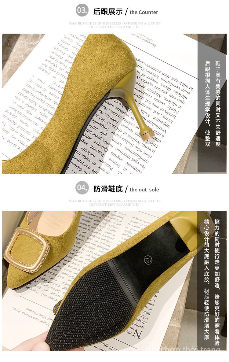 Korean fashion women's high heels size 43L