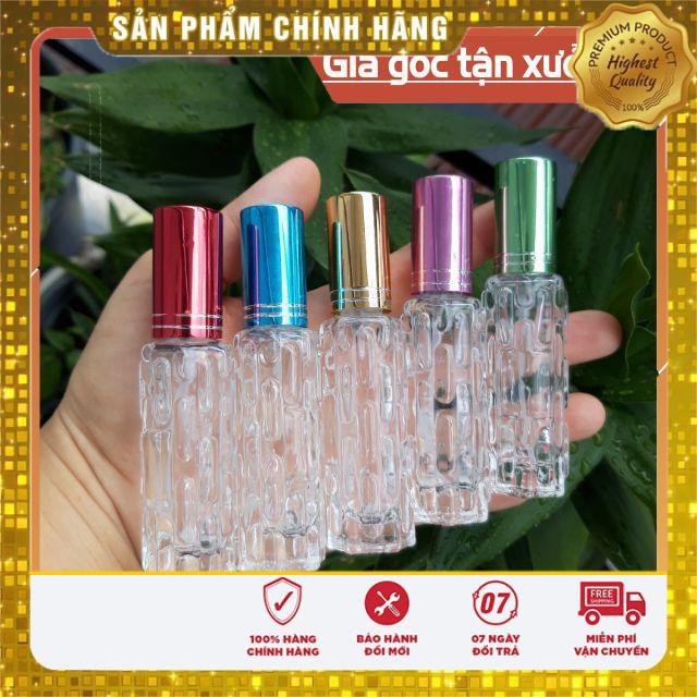 Lọ Chiết Nước Hoa ❤ TRÙM SỈ ❤ Chai lọ chiết nước hoa thủy tinh khổ qua 10ml, 15ml, phụ kiện du lịch