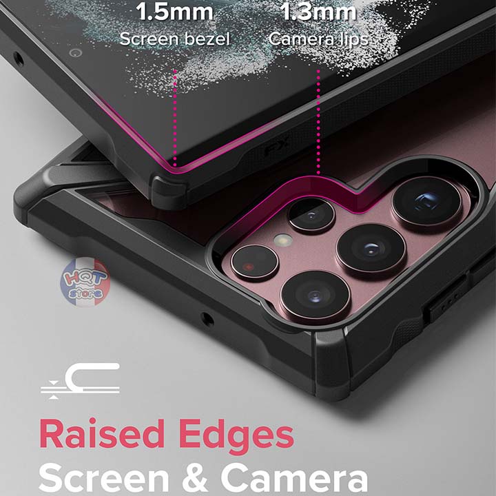 Ốp lưng chống sốc Ringke Fusion X cho Samsung S22 Ultra chính hãng - Hàng nhập khẩu