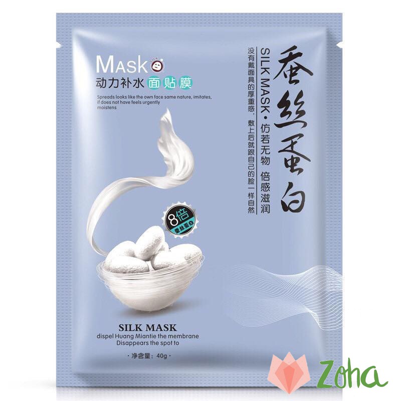 Mặt nạ dưỡng da mụn cấp ẩm thải độc tơ tằm ONE SPRING SILK MASK dưỡng trắng giảm thâm Zoha