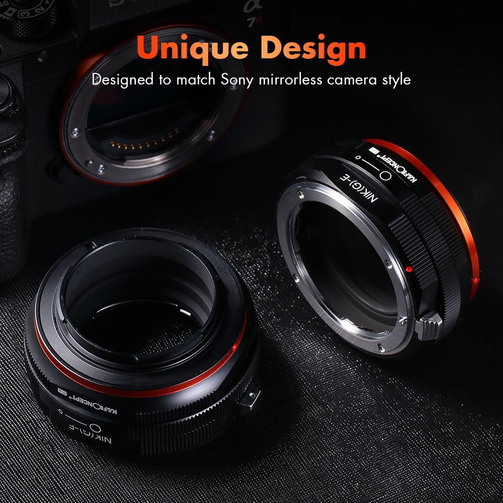 Ngàm Chuyển Đổi Ống Kính Nikon F / AI / G Sang Sony E / NEX Camera 7S
