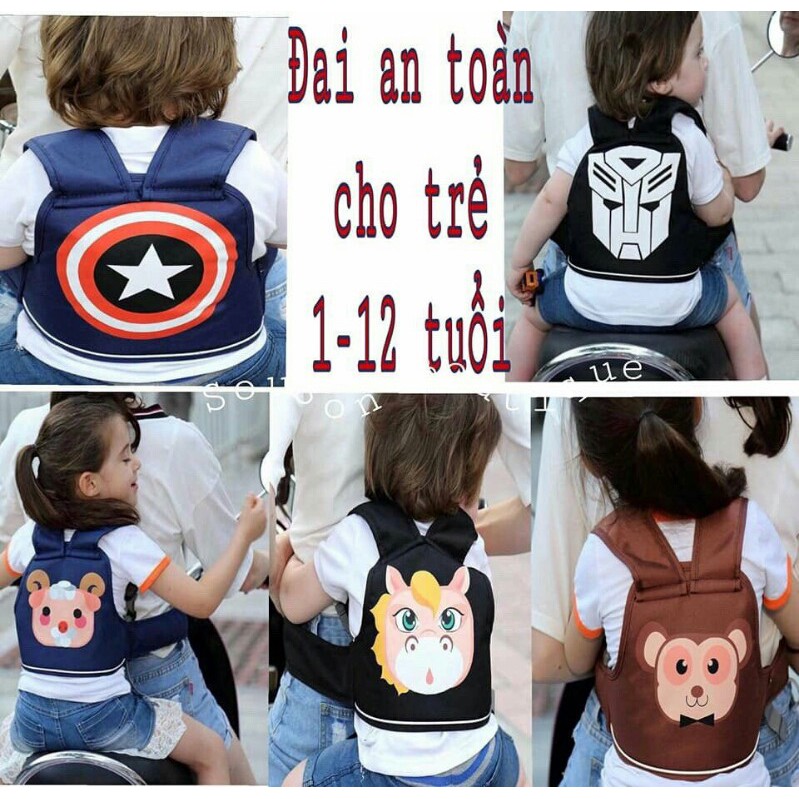 Đai an toàn cho bé đi xe máy