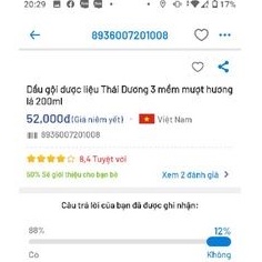 Dậu gội Dược liệu Thái dương 3 - 3 ngày không gàu không ngứa giảm gẫy rụng mọc tóc