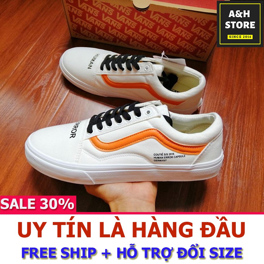 [Sale off ] Giày thể thao old skool 8 human error bản siêu hot 2018
