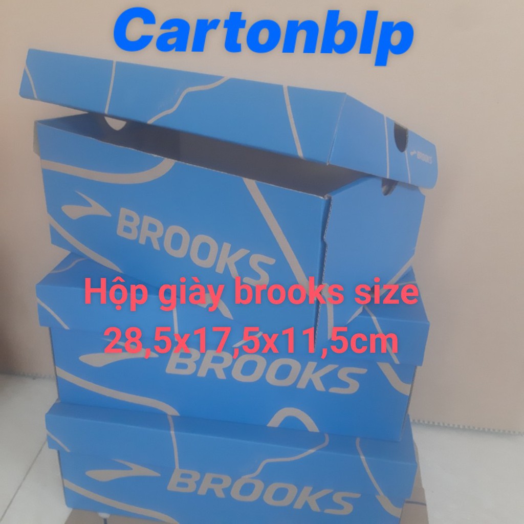 HỘP ĐỰNG GIÀY BROOKS SIZE 28,5X17,5X11,5CM