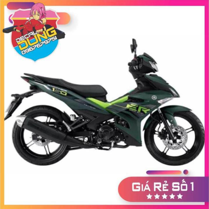 Tem xe EXCITER 150 XANH ĐEN