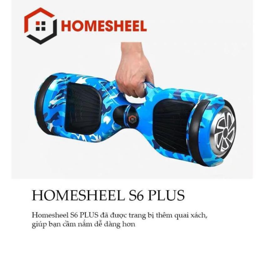Xe Điện Cân Bằng Homesheel S6plus Xanh Da Trời Bảo hành chính hãng Homesheel
