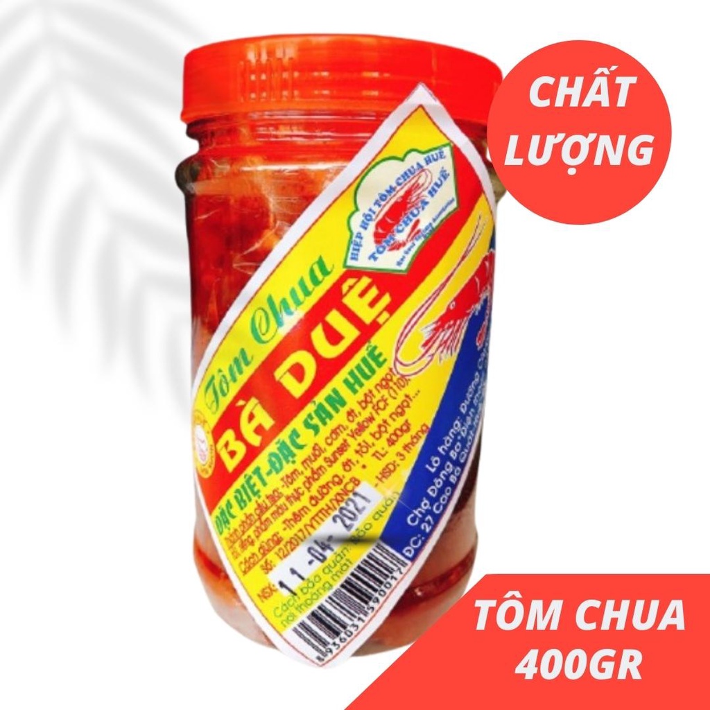 Mắm Tôm Chua, Mắm Cá Rò Bà Duệ Huế Hũ 400g- Nước Chấm Thơm Ngon Không Thể Bỏ Lỡ