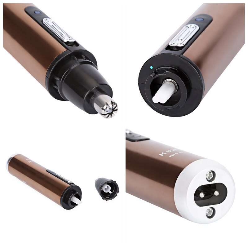 Máy Tỉa Lông Mũi Sạc Pin Cao Cấp Tiện Dụng Kemei Km 6619