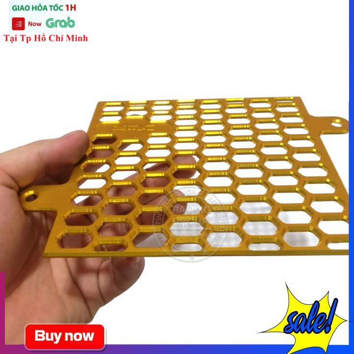 Che Két Nước Xe Máy Vario Nhôm CNC Màu Vàng Chắc Chắn