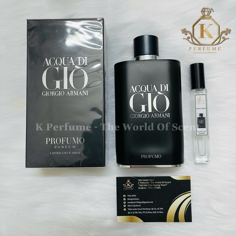 [K Perfume Chính Hãng] Nước Hoa Nam Giorgio Armani Acqua Di Gio Profumo Pour Homme | Thế Giới Skin Care