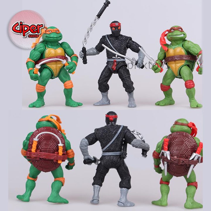 Bộ 6 nhân vật Ninja rùa 2014