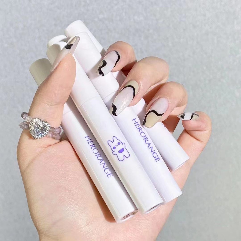 Bộ 5 thỏi son kem HERORANGE màu nude mượt mà không thấm nước lâu trôi cho nữ | BigBuy360 - bigbuy360.vn