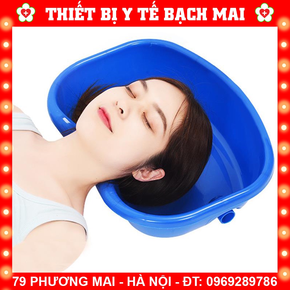 ✅ Chậu Gội Đầu CÓ ĐỆM CAO SU MÀU CAM, dùng cho người già bà bầu trẻ nhỏ, bồn gội đầu cho bệnh nhân
