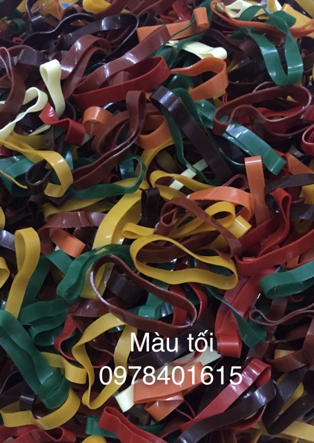 Sỉ thun cột tóc 5 kg chọn màu