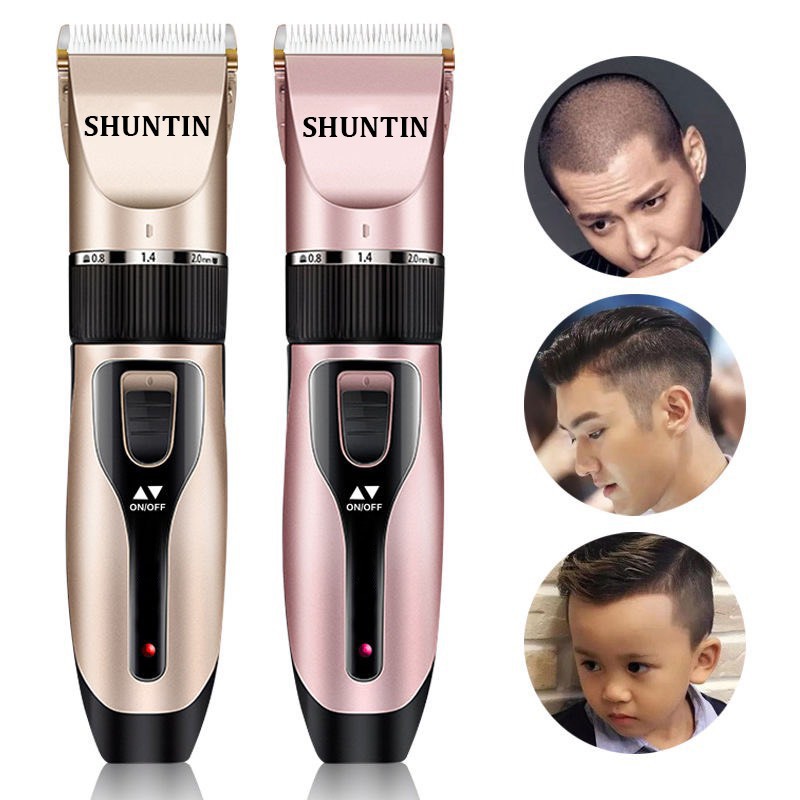 Tông đơ cắt cắt tăng đơ cắt tóc cho bé và gia đình chuyên nghiệp không dây sạc pin tiện dụng