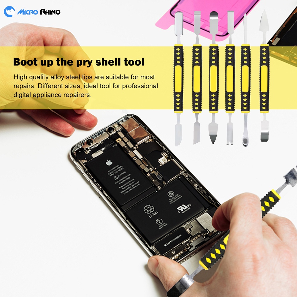 Bộ 6 Dụng Cụ Sửa Chữa Tháo Gỡ Màn Hình Điện Thoại Laptop PCB Bằng Thép